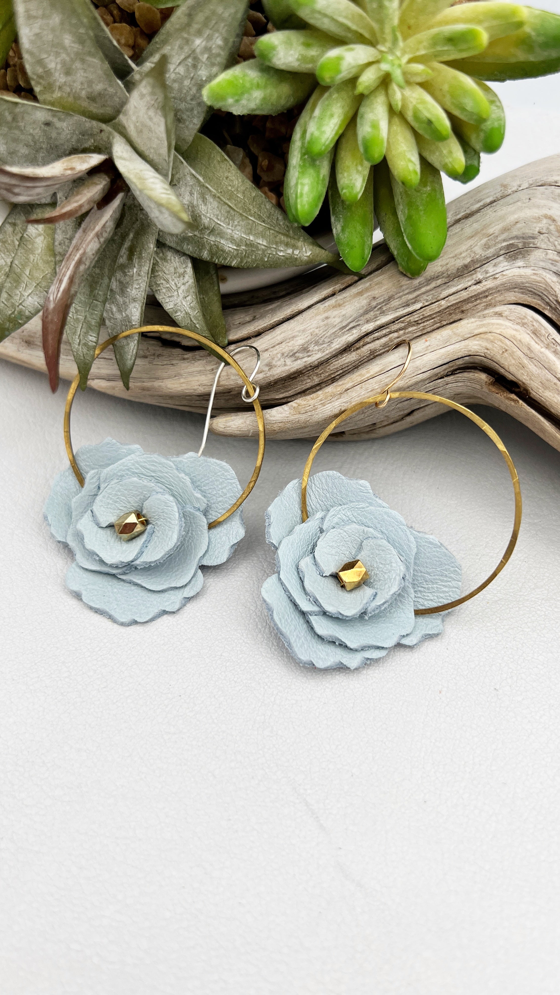 Buy online Handmade Artificial Flowers Hoop Earrings from fashion jewellery  for Women by Unique Indian Crafts for ₹349 at 50% off | 2024 Limeroad.com